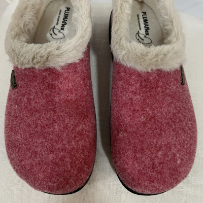 Zapatilla de casa cerrada RAINRAW Plumaflex - burdeos