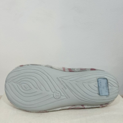 Zapatilla de casa HAPPY descalza BioRelax niebla/rosa