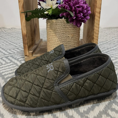 Zapatilla de casa SAVENA cerrada - kaki