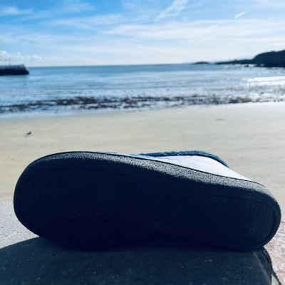 Zapatilla de casa BICI - cerrada Plumaflex - Gris