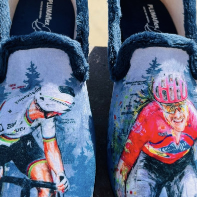 Zapatilla de casa BICI - cerrada Plumaflex - Gris