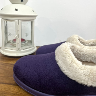Zapatilla de casa cerrada - SUMMU - morado