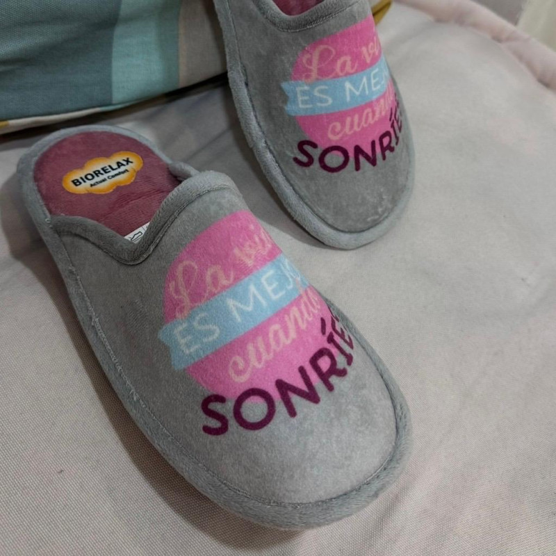 Zapatilla de casa SONRIE BioRelax - descalza