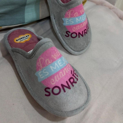 Zapatilla de casa SONRIE BioRelax - descalza