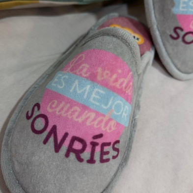 Zapatilla de casa SONRIE BioRelax - descalza