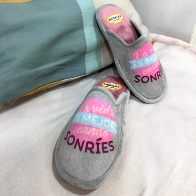 Zapatilla de casa SONRIE BioRelax - descalza