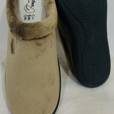 Zapatilla de casa HALLOND descalza - Plumaflex - beig