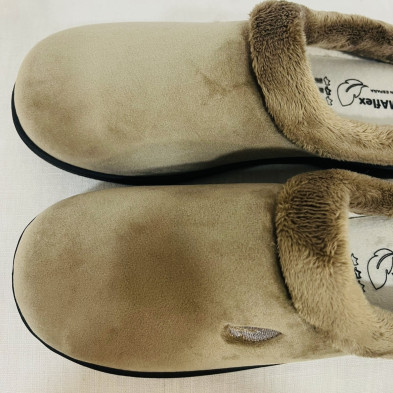 Zapatilla de casa HALLOND descalza - Plumaflex - beig