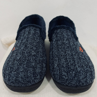 Zapatillas de casa WANDA - cerrada azul- Plumaflex