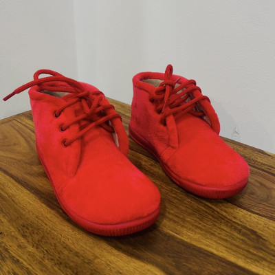 Zapatillas de casa BOTI - bota rojo