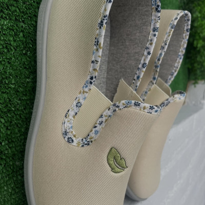 Zapatillas de casa PURE - cerrada Plumaflex beig