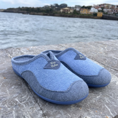 Zapatillas de casa BIRLEX descalzas - azul