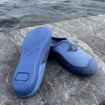Zapatillas de casa BIRLEX descalzas - azul