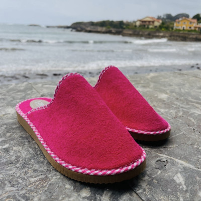 Zapatillas de casa mujer AMARI rosa - Descalza, frescas y ligeras