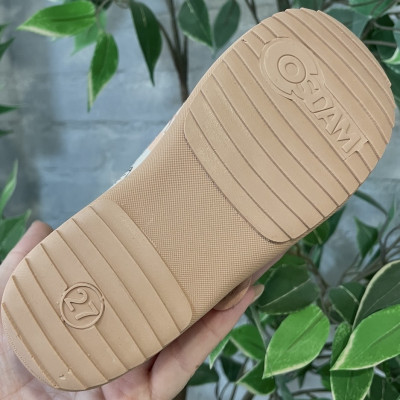 Zapatillas de casa SELVA - cerradas - rayas coral