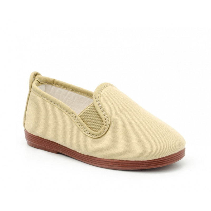 Alpargata Kung fu Unisex infantil - Tostado