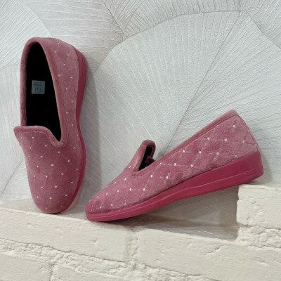 Zapatillas de casa de mujer LALI rosa maquillaje