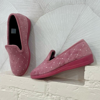 Zapatillas de casa de mujer LALI rosa maquillaje