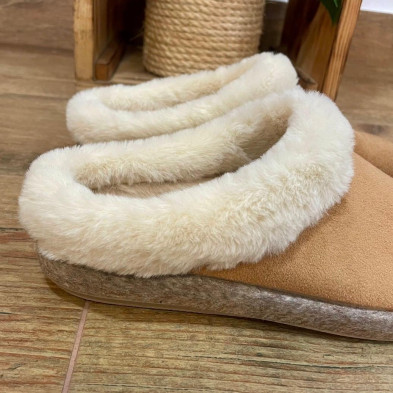 Zapatillas de casa DAMA - descalza cuero