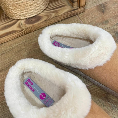 Zapatillas de casa DAMA - descalza cuero