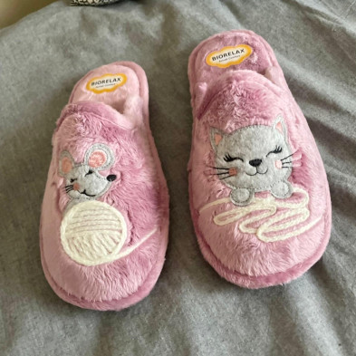 Zapatillas de casa GATETE descalza - BioRelax rosa