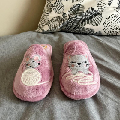 Zapatillas de casa GATETE descalza - BioRelax rosa