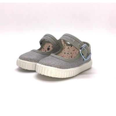 Mercedita lona CIRO - gris con glitter