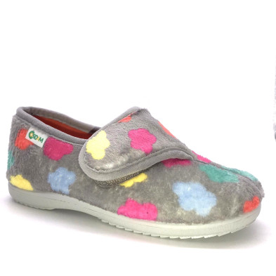 Zapatilla junior - nubes de colores