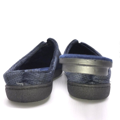 Zapatilla de casa - descalza Plumaflex cuadro azul