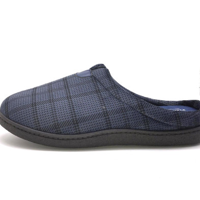 Zapatilla de casa - descalza Plumaflex cuadro azul