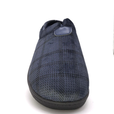 Zapatilla de casa - descalza Plumaflex cuadro azul