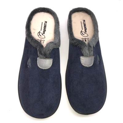 Zapatilla de casa descalza - Plumaflex azul