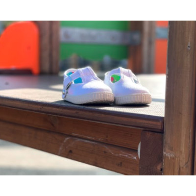 Sandalia lona ARTIS - Blanco