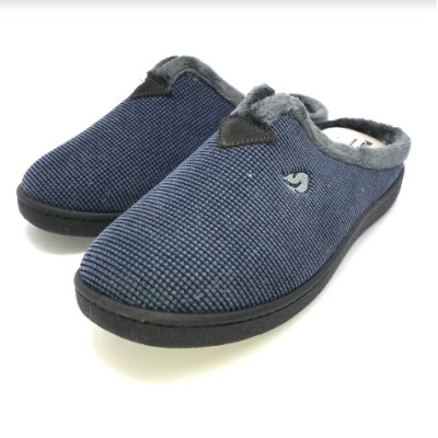 Zapatilla de casa descalza - Plumaflex azul marino