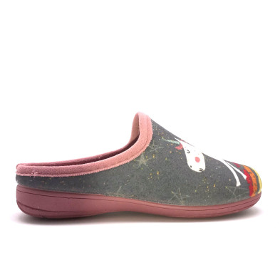 Zapatilla de casa infantil descalza BioRelax - Unicornio