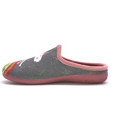 Zapatilla de casa infantil descalza BioRelax - Unicornio