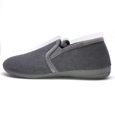 Zapatilla de casa cerrada Biorelax - gris