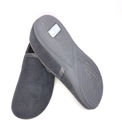 Zapatilla de casa cerrada Biorelax - gris