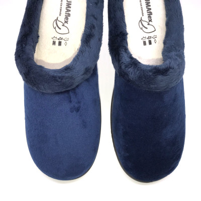 Zapatilla de casa descalza - Plumaflex azul marino