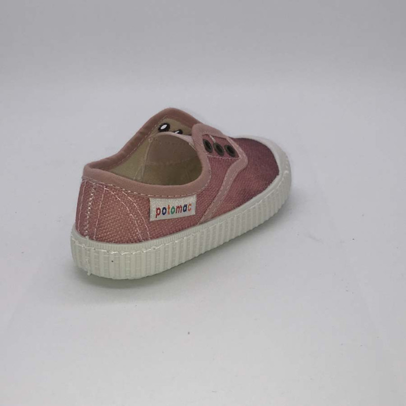 Deportivo unisex sin cordones - rosa