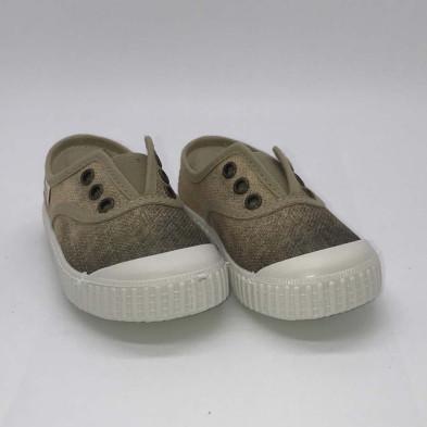 Deportivo unisex sin cordones - beig