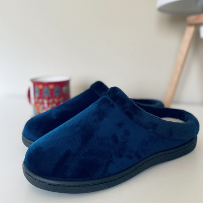 Zapatilla de casa descalza - Plumaflex azul marino