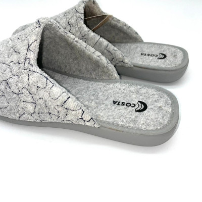 Zapatilla de casa HEART - descalza gris