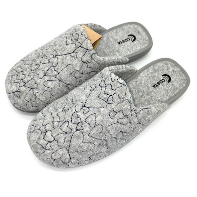 Zapatilla de casa HEART - descalza gris