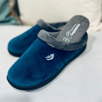 Zapatilla de casa HALLOND descalza - Plumaflex - azul marino