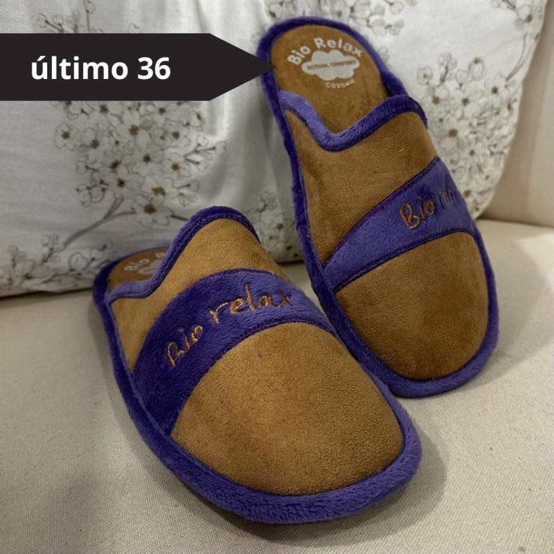 Zapatilla de casa BAMARA Morado