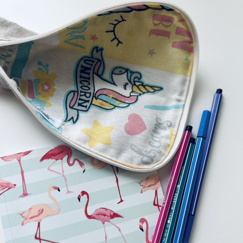 Estuche multiusos NATURE - unicornio - personalizable