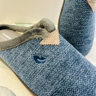 Zapatilla de casa MANAROLA - descalza Plumaflex azul