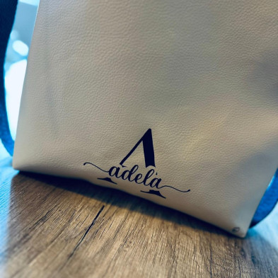 Tote mochila Ozara - polipiel beig - personalizable