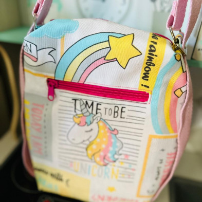 Mini Totebag mochila UNICORNIO - personalizable